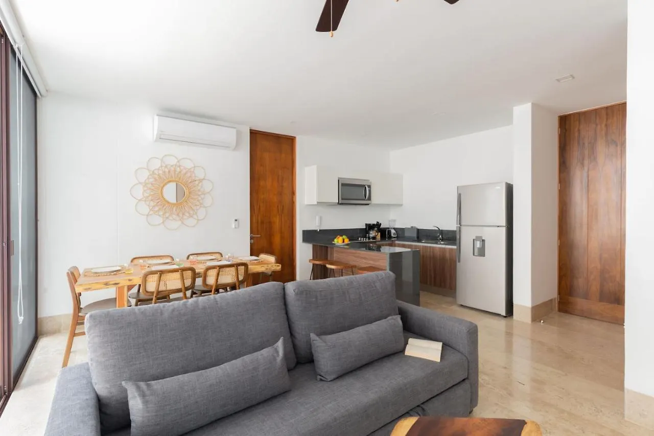 Stunning 2Br Apartment In Aldea Zama With Private Pool, Near The Beach & Amazing Amenities Tulum