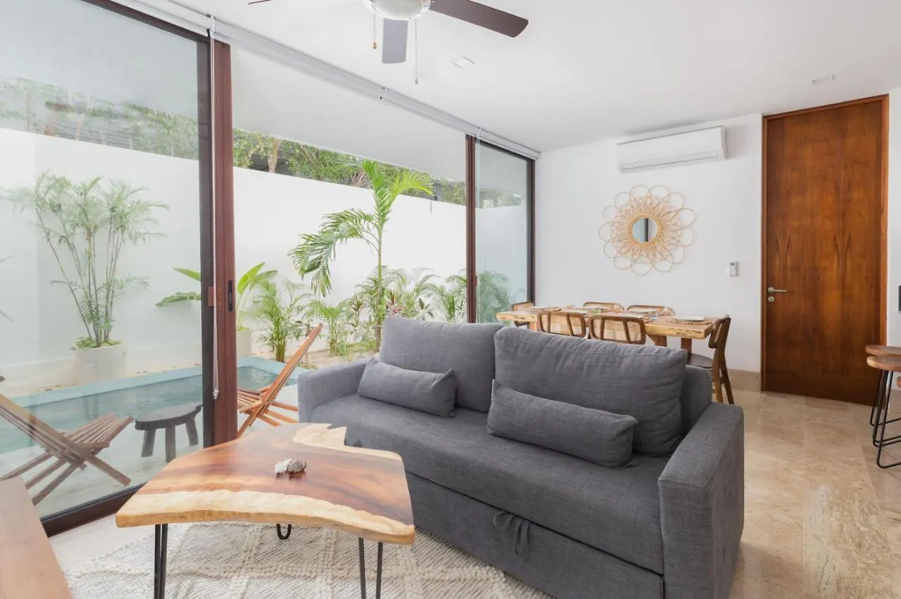 Stunning 2Br Apartment In Aldea Zama With Private Pool, Near The Beach & Amazing Amenities Tulum 0*,